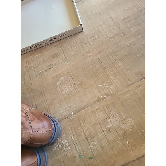 Josef Seibel Women's Sanja 09 Leather Combat Ankle Boot Cognac Brown Green EU 41 - Picture 8 of 12